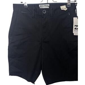 NWT Billabong Shorts Carter Stretch Raw Hem Cut Off Men’s Sz 28 Black